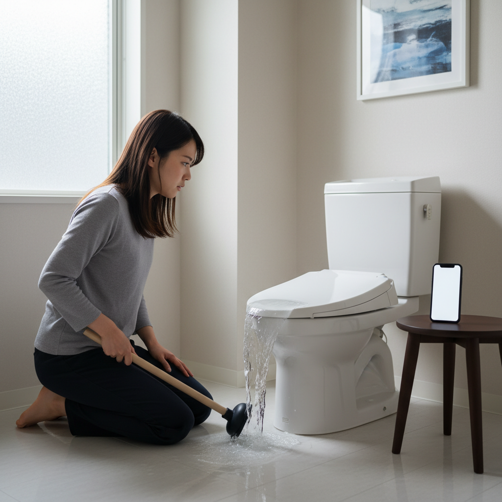 トイレ詰まり 入居者負担に関する画像