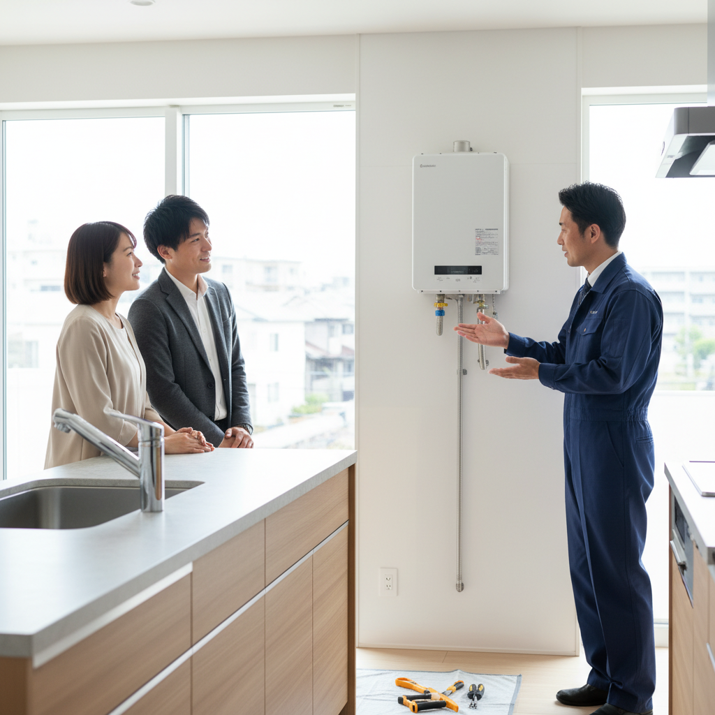 給湯器の交換はどこで頼めばいいですか？業者の種類と特徴に関する画像