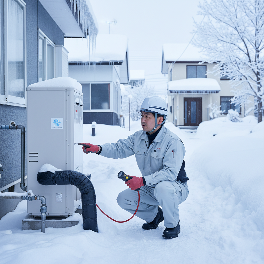 寒冷地仕様の重要性と職人が提案する対策に関する画像