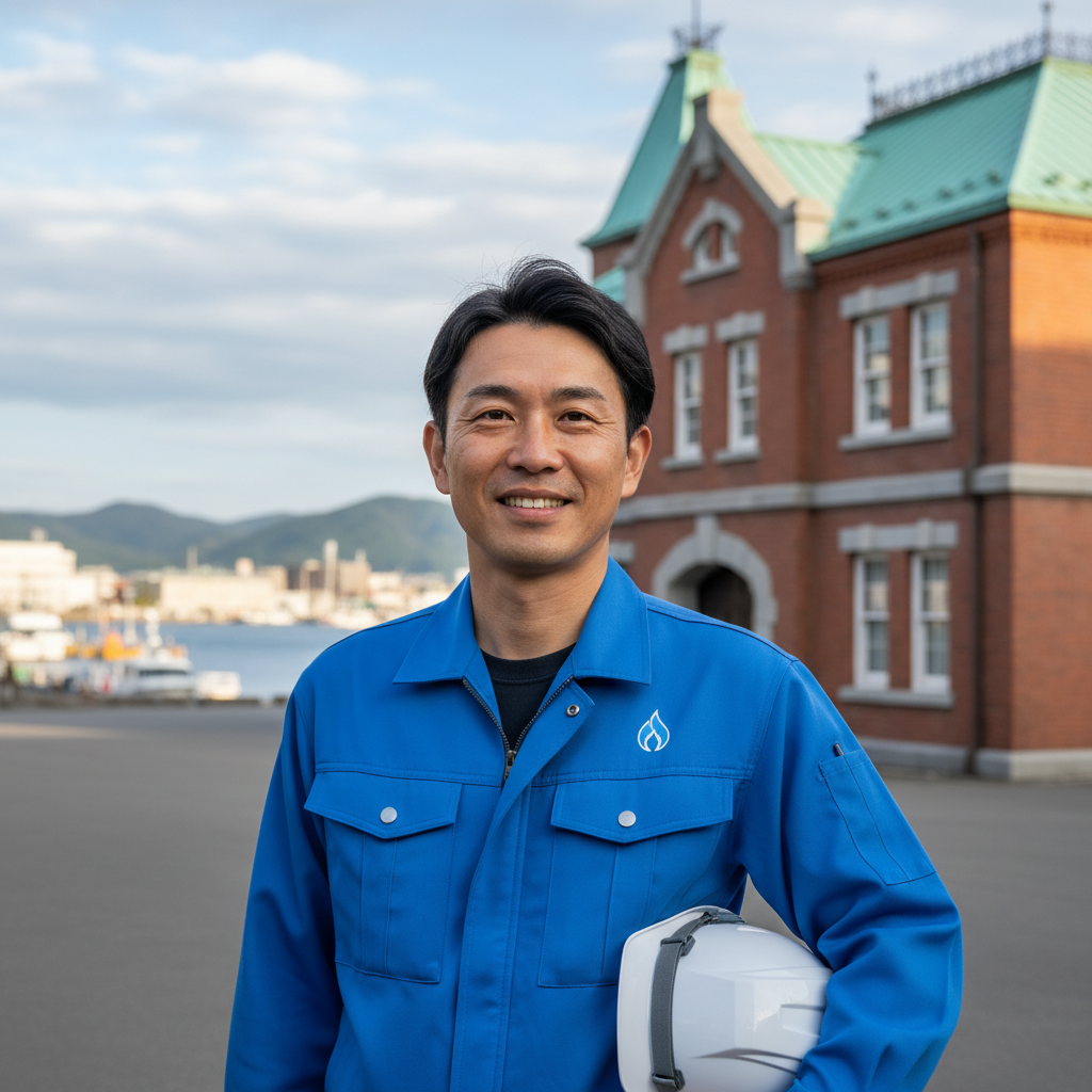 函館の給湯器・ボイラー専門の職人