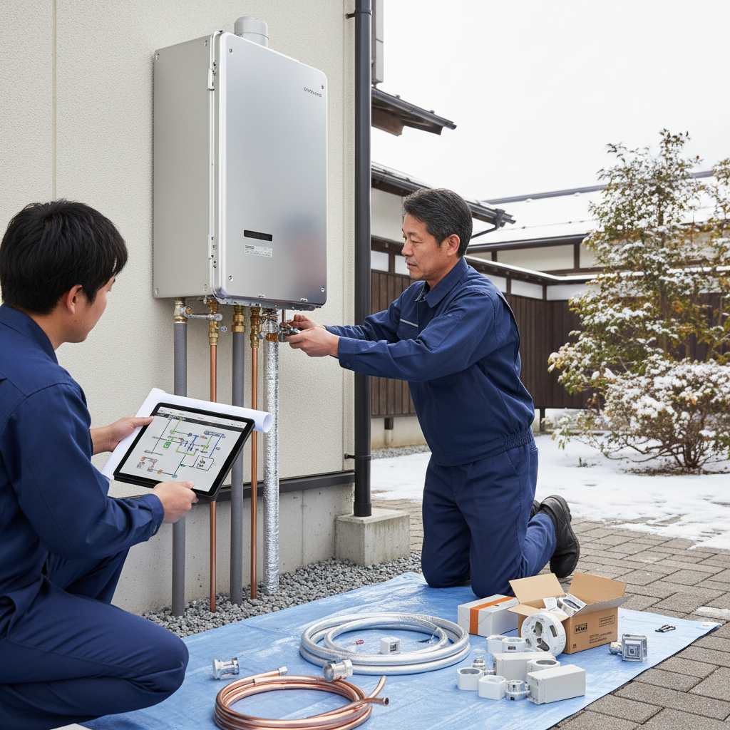 給湯器を全て交換する費用はいくらですか？相場と内訳に関する画像