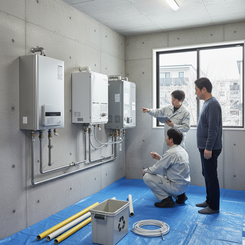 給湯器を全て交換する費用はいくらですか？熱源別の相場に関する画像