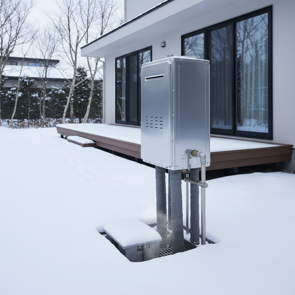 札幌 ガス給湯器交換のポイントと寒冷地仕様に関する画像