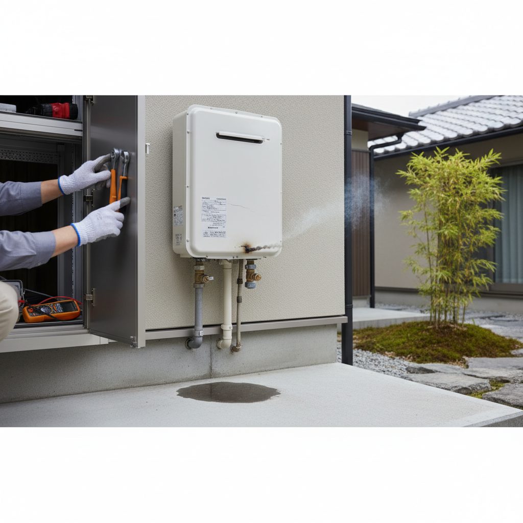 故障の前兆となるサインとメンテナンスに関する画像