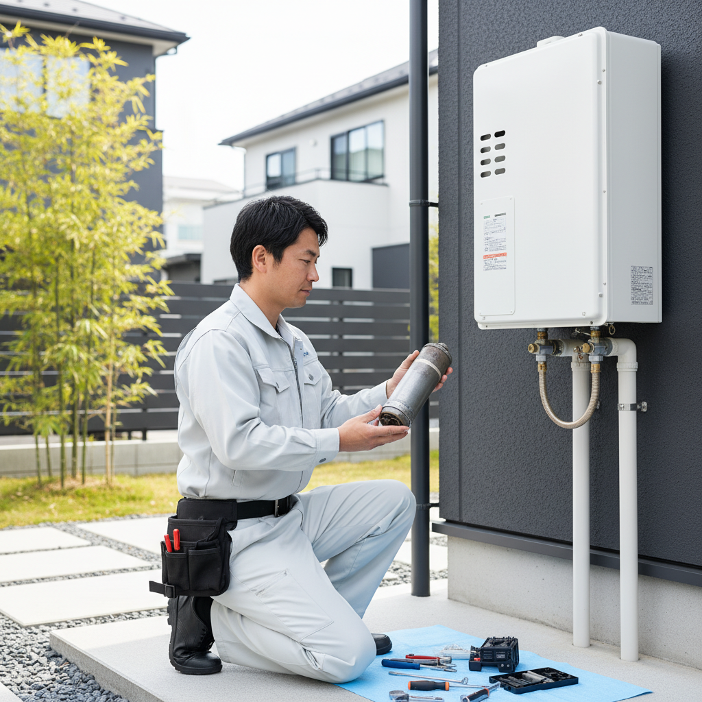 給湯器中和器交換どこに頼む？に関する画像