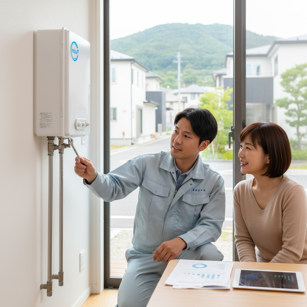 国の給湯省エネ事業と室蘭市のリフォーム支援に関する画像