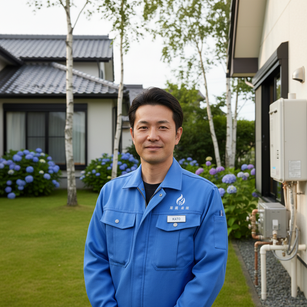 帯広の給湯器・ボイラー専門の職人