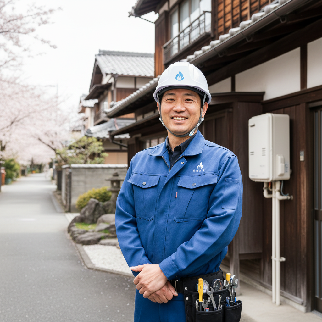 夕張の給湯器・ボイラー専門の職人