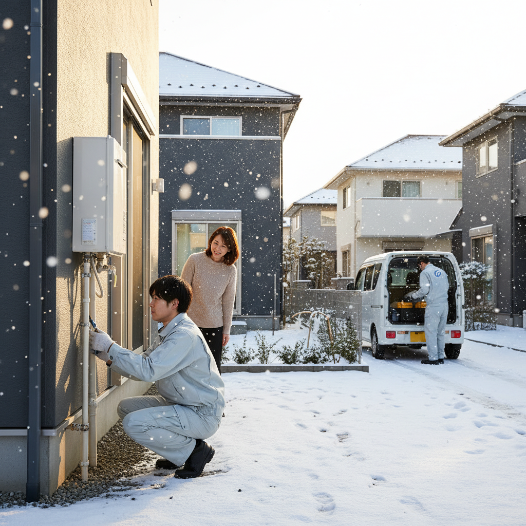 冬場のトラブル対応スピードとアフターフォローの重要性に関する画像