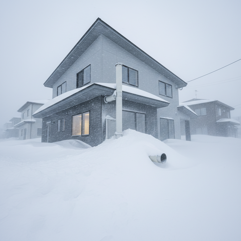 江別市特有の気候とボイラー交換の注意点に関する画像