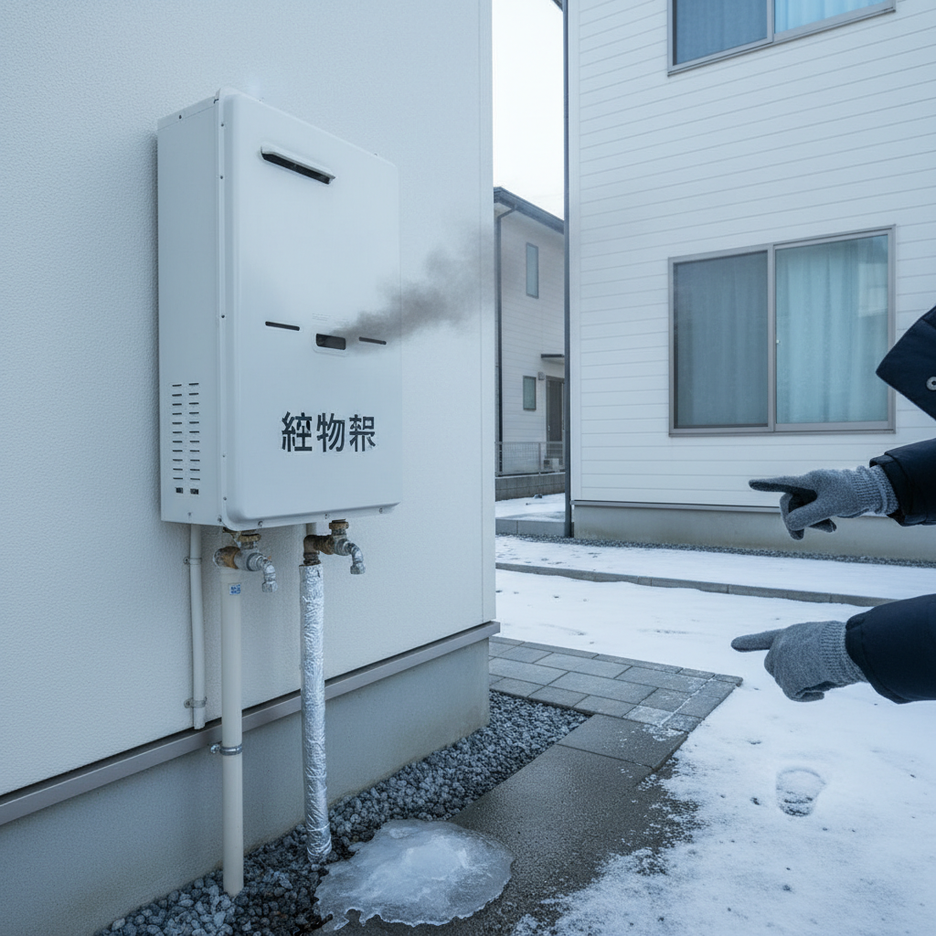 故障のサインと凍結防止の対策に関する画像