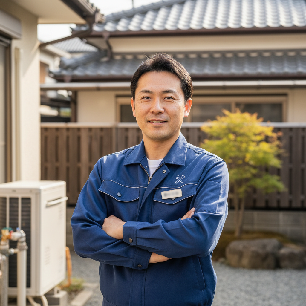 根室の給湯器・ボイラー専門の職人