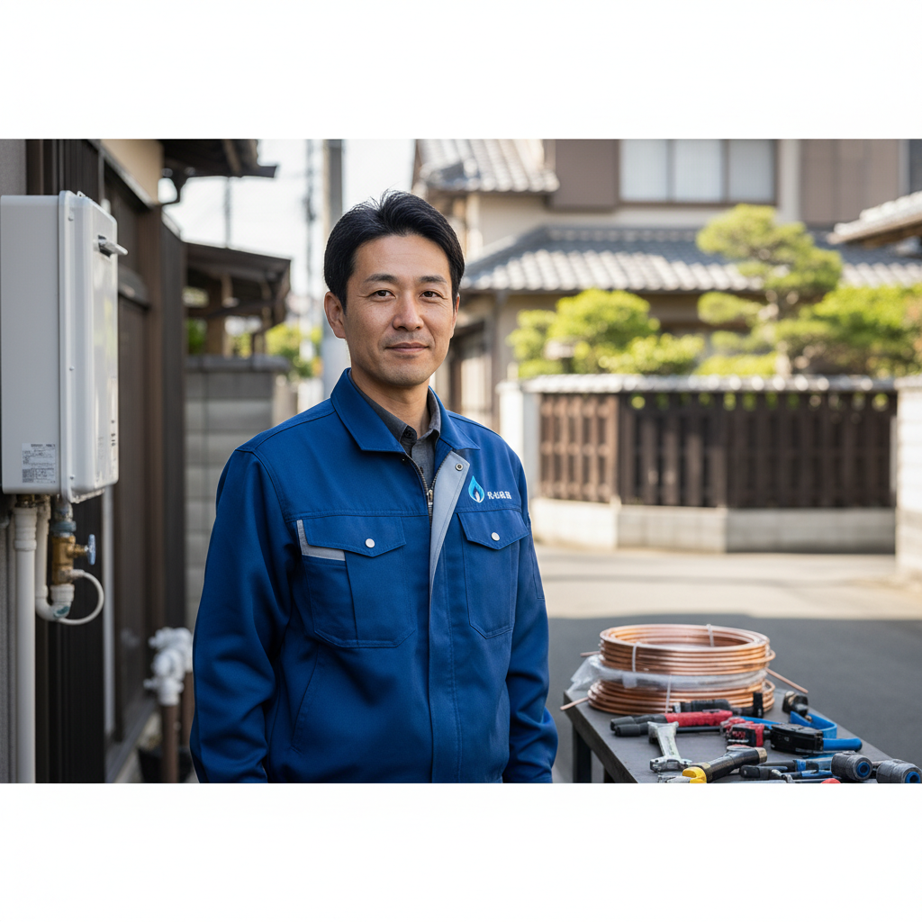 千歳の給湯器・ボイラー専門の職人