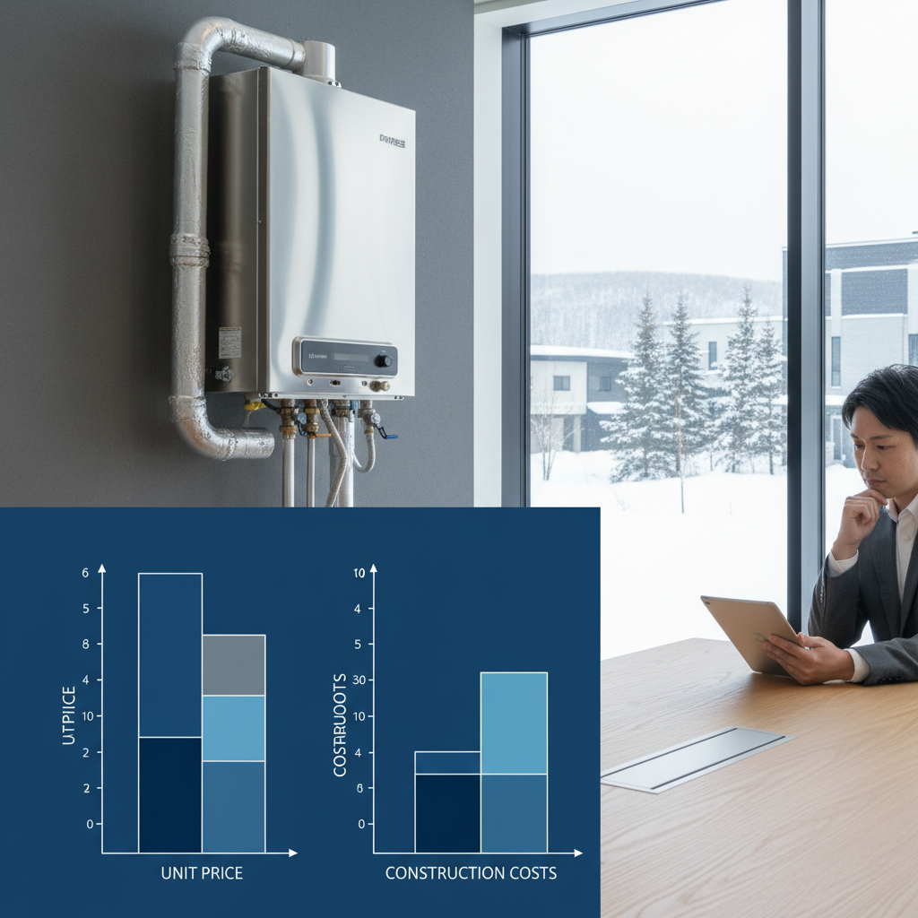 千歳市における寒冷地仕様の本体価格と工事費の内訳に関する画像