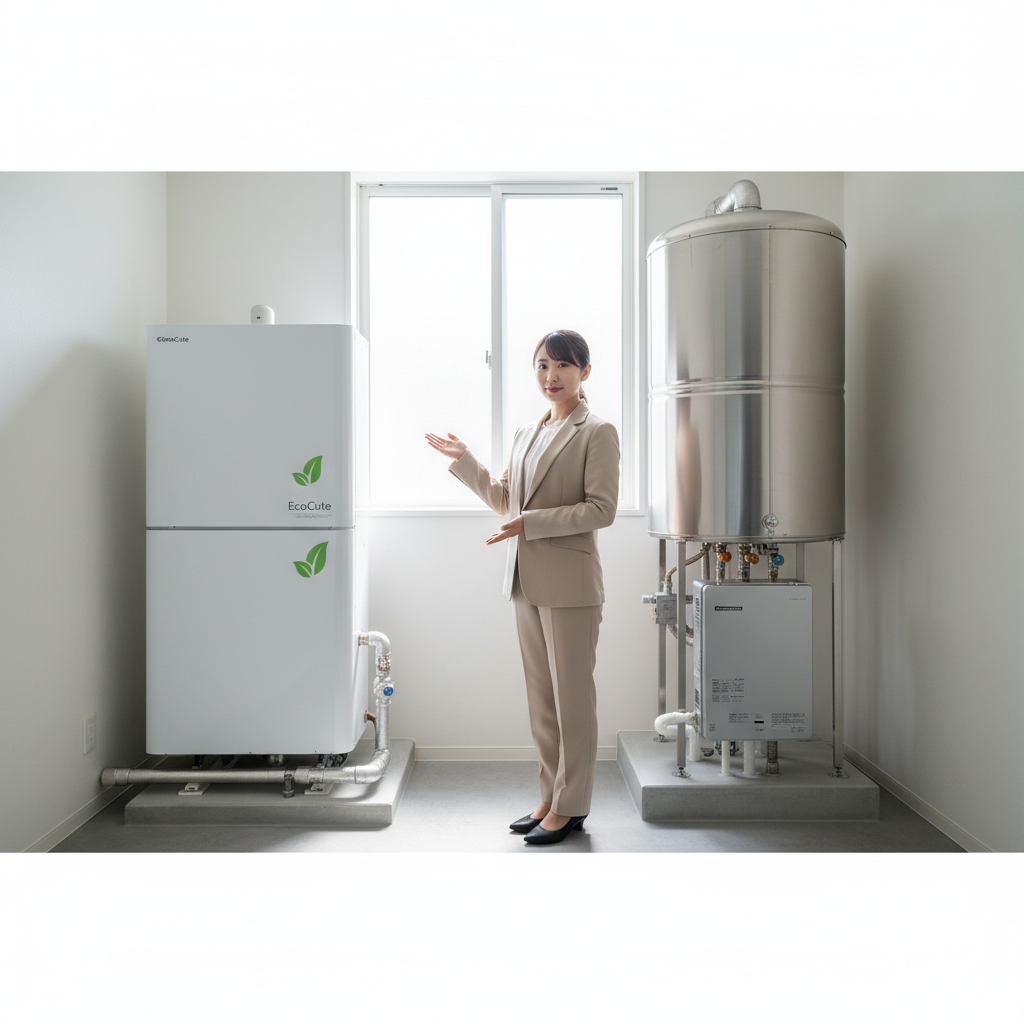 補助金支給の対象となる高効率給湯器の基準に関する画像