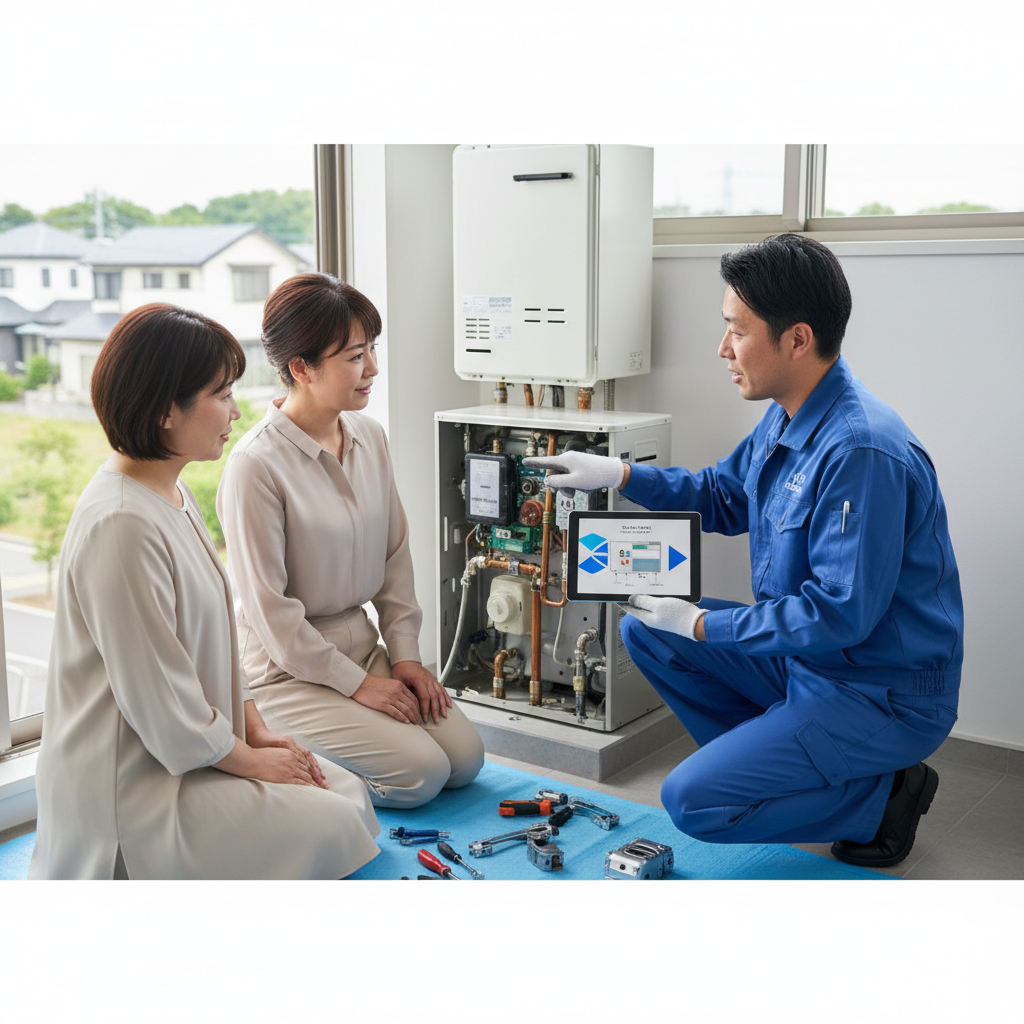 給湯器の交換はどこに頼めばいいですか？に関する画像