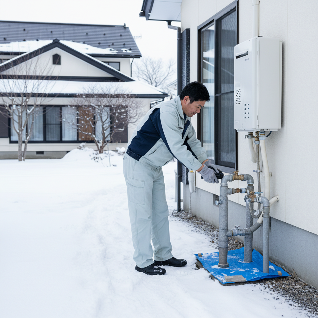 凍結防止とトラブル時の対応方法に関する画像