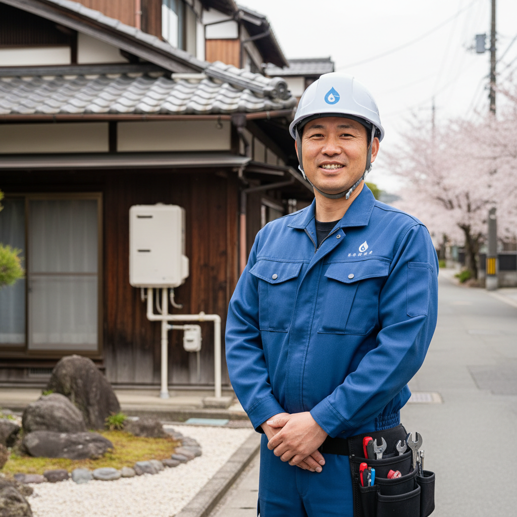 歌志内の給湯器・ボイラー専門の職人