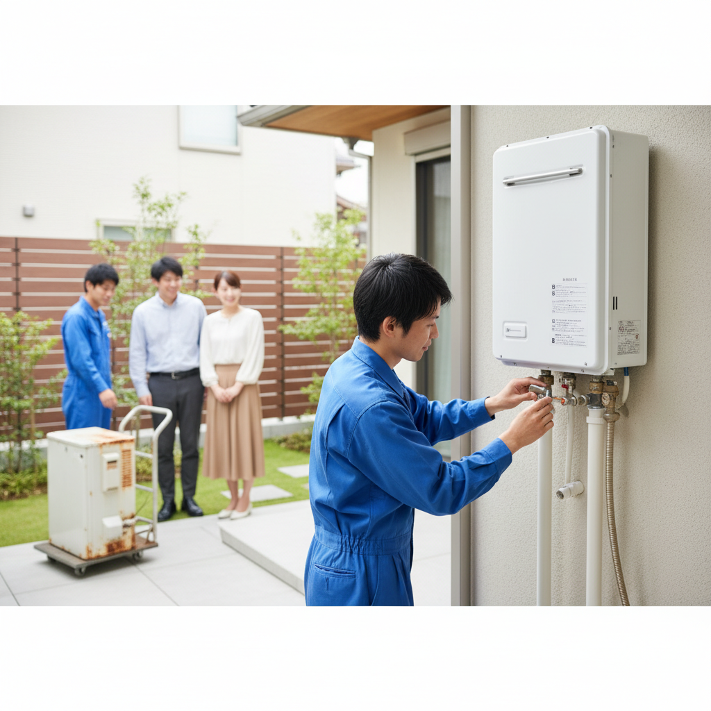 給湯器の交換はどこで頼めばいいですか？に関する画像