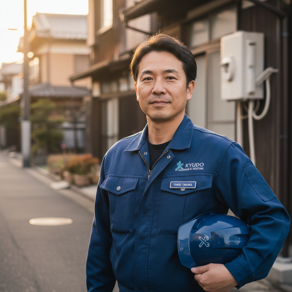 深川の給湯器・ボイラー専門の職人