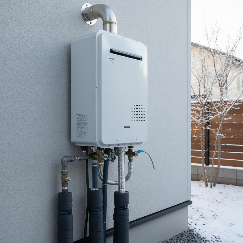 北海道仕様の給湯器本体価格と工事費に関する画像