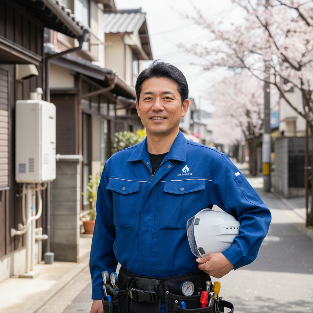 富良野の給湯器・ボイラー専門の職人