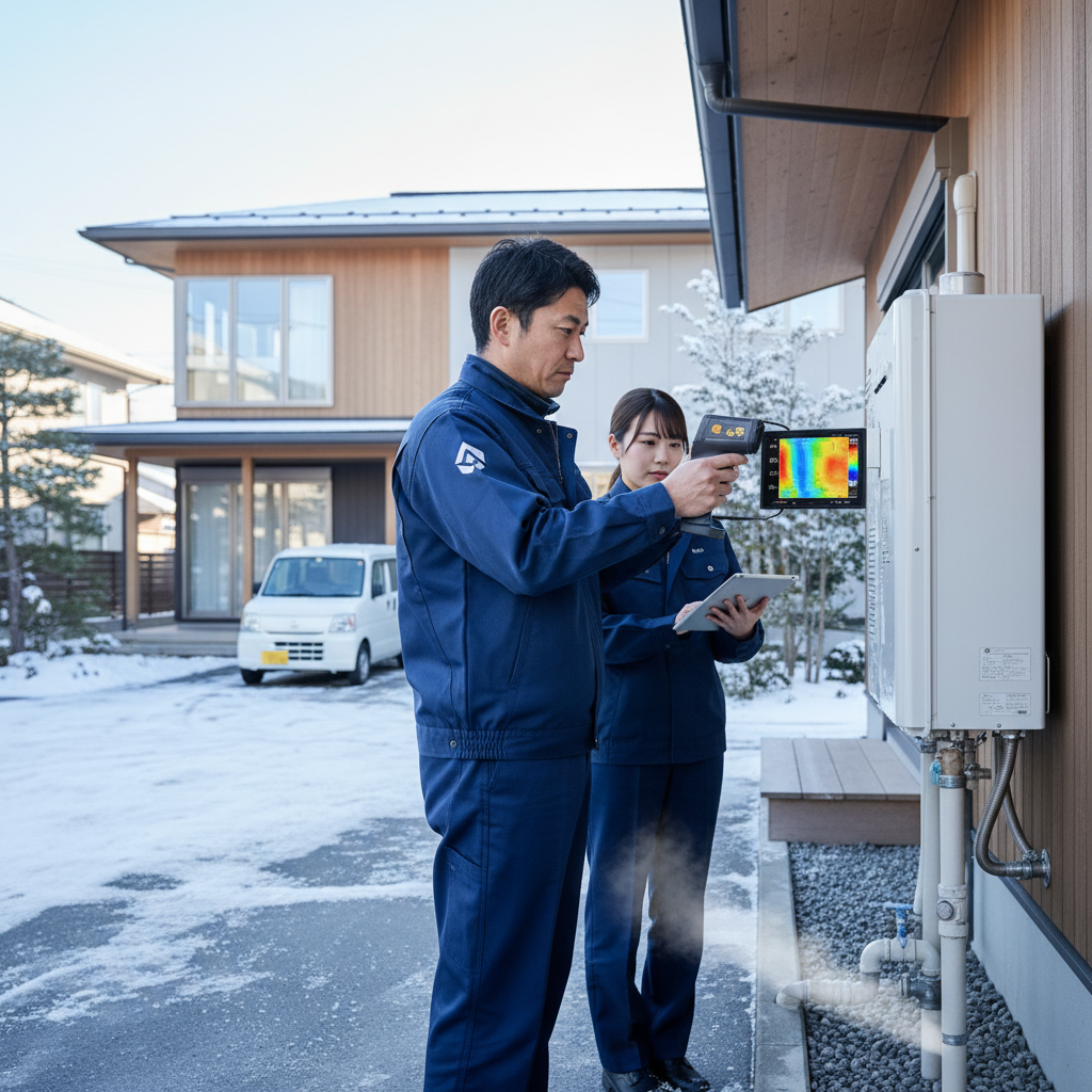 アフターフォローと凍結トラブルへの対応力に関する画像