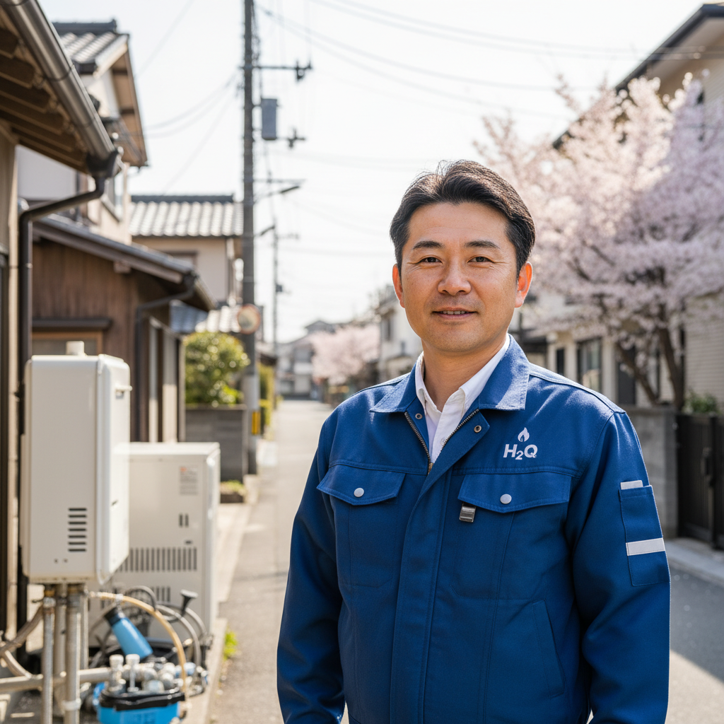 恵庭の給湯器・ボイラー専門の職人