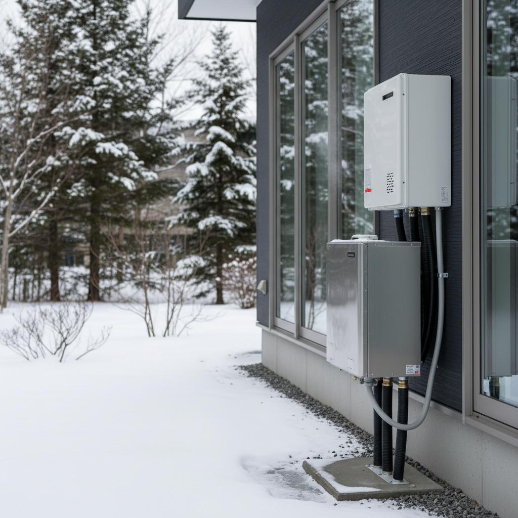 恵庭市の気候に適した給湯器の選び方に関する画像