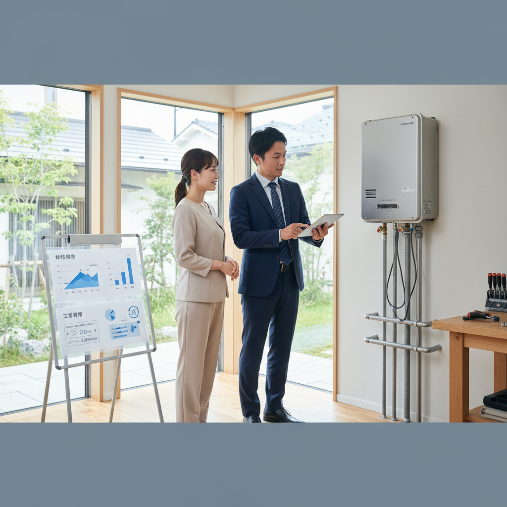 本体価格と工事費用の内訳についてに関する画像