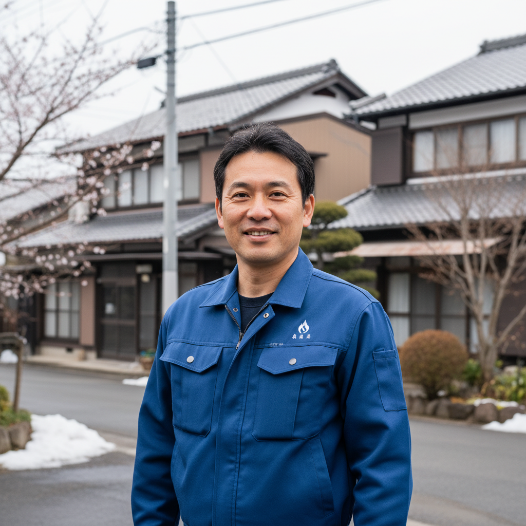 青森の給湯器・ボイラー専門の職人