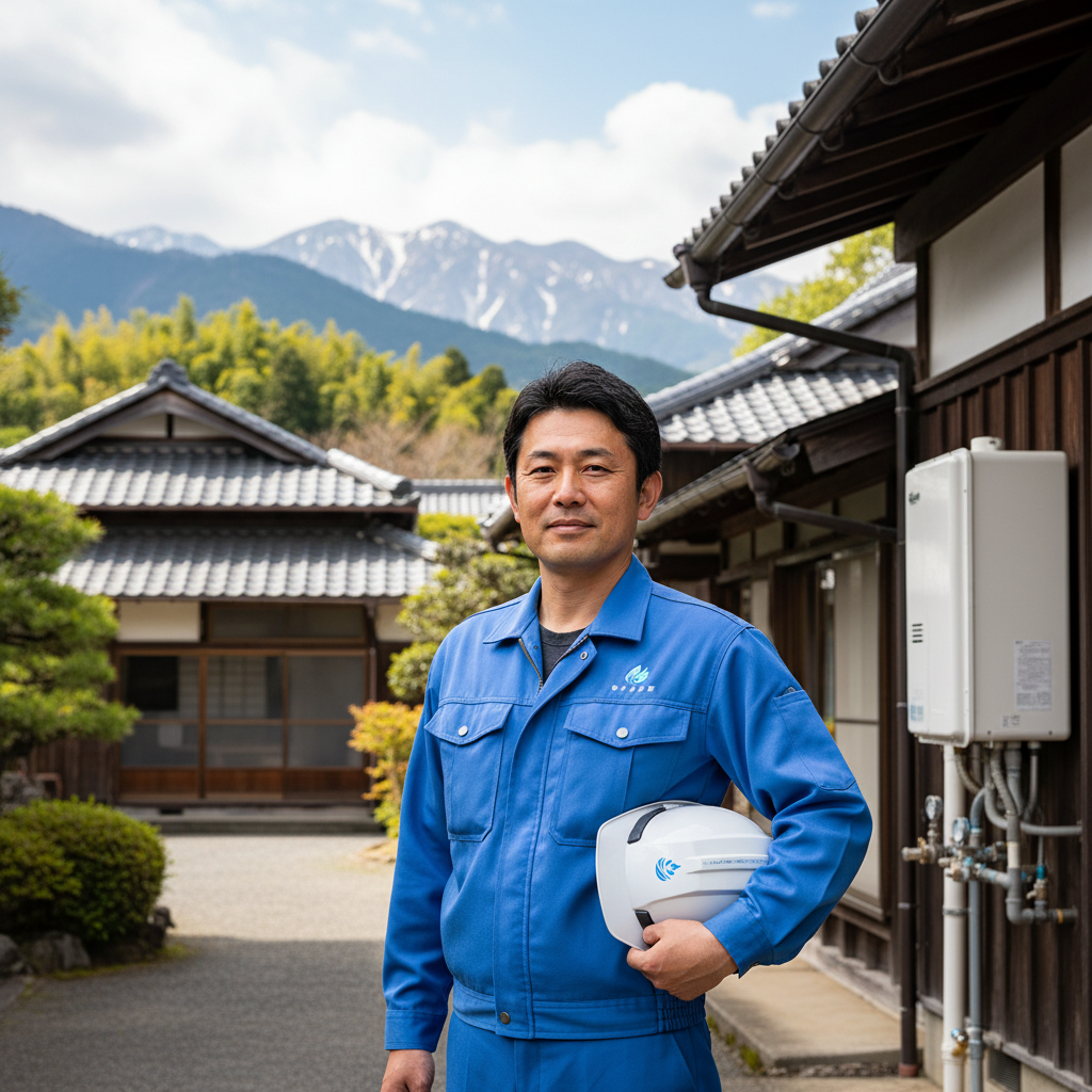 青森の給湯器・ボイラー専門の職人