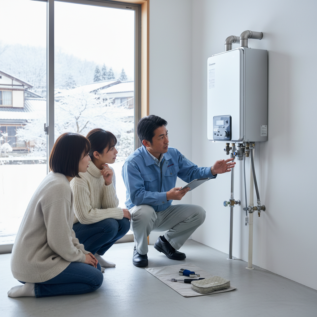 十和田市でのボイラー修理と交換の判断基準に関する画像