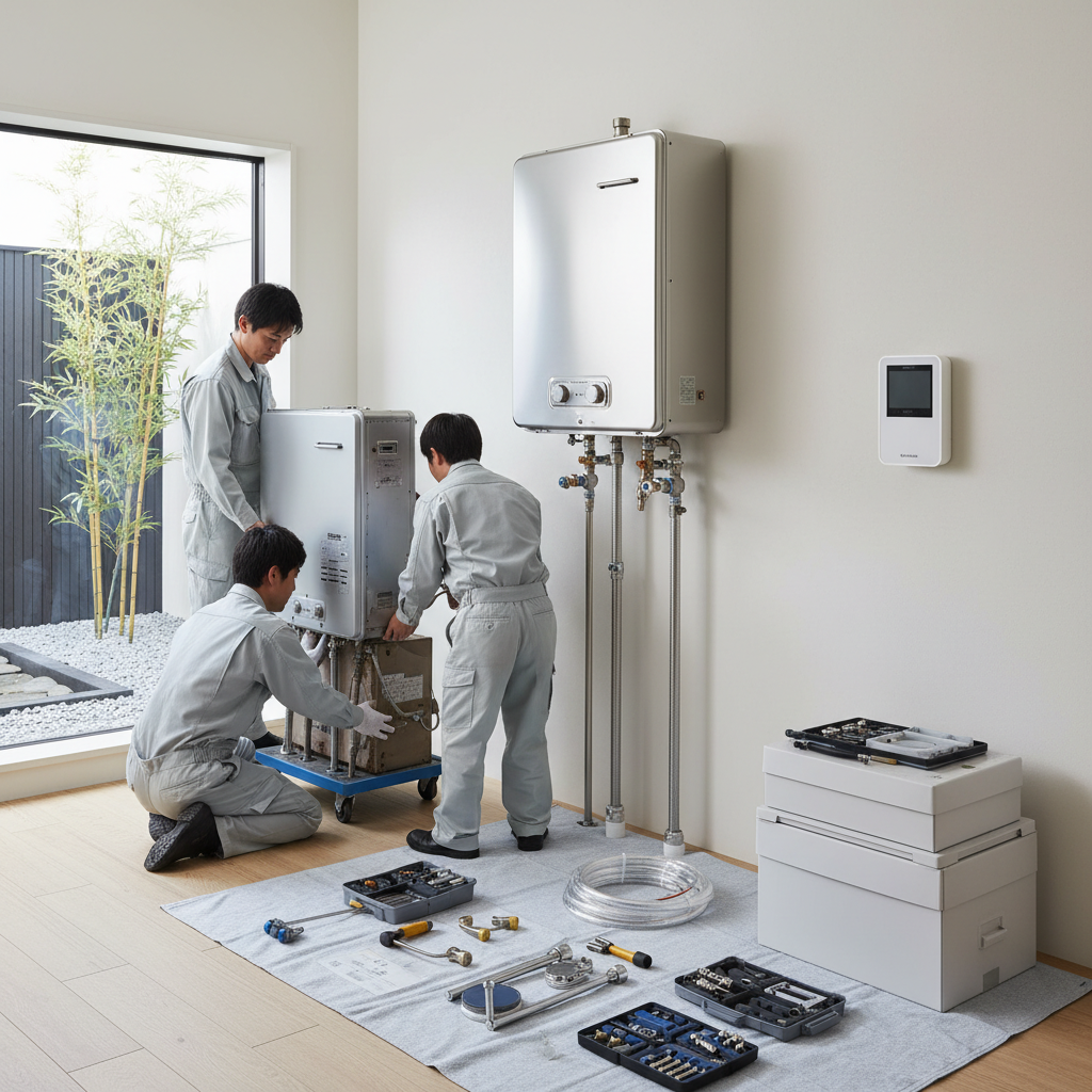 給湯器を全て交換する費用はいくらですか？具体的な内訳に関する画像