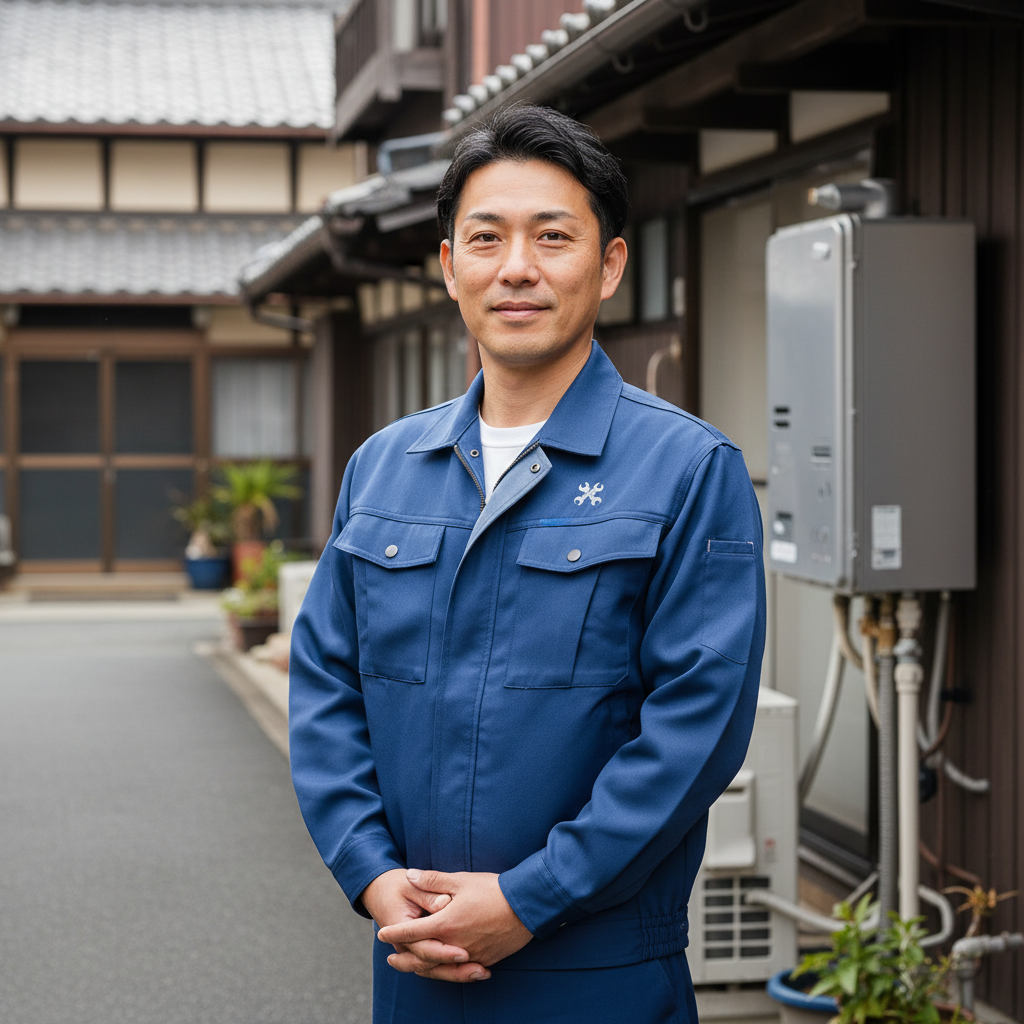 盛岡の給湯器・ボイラー専門の職人