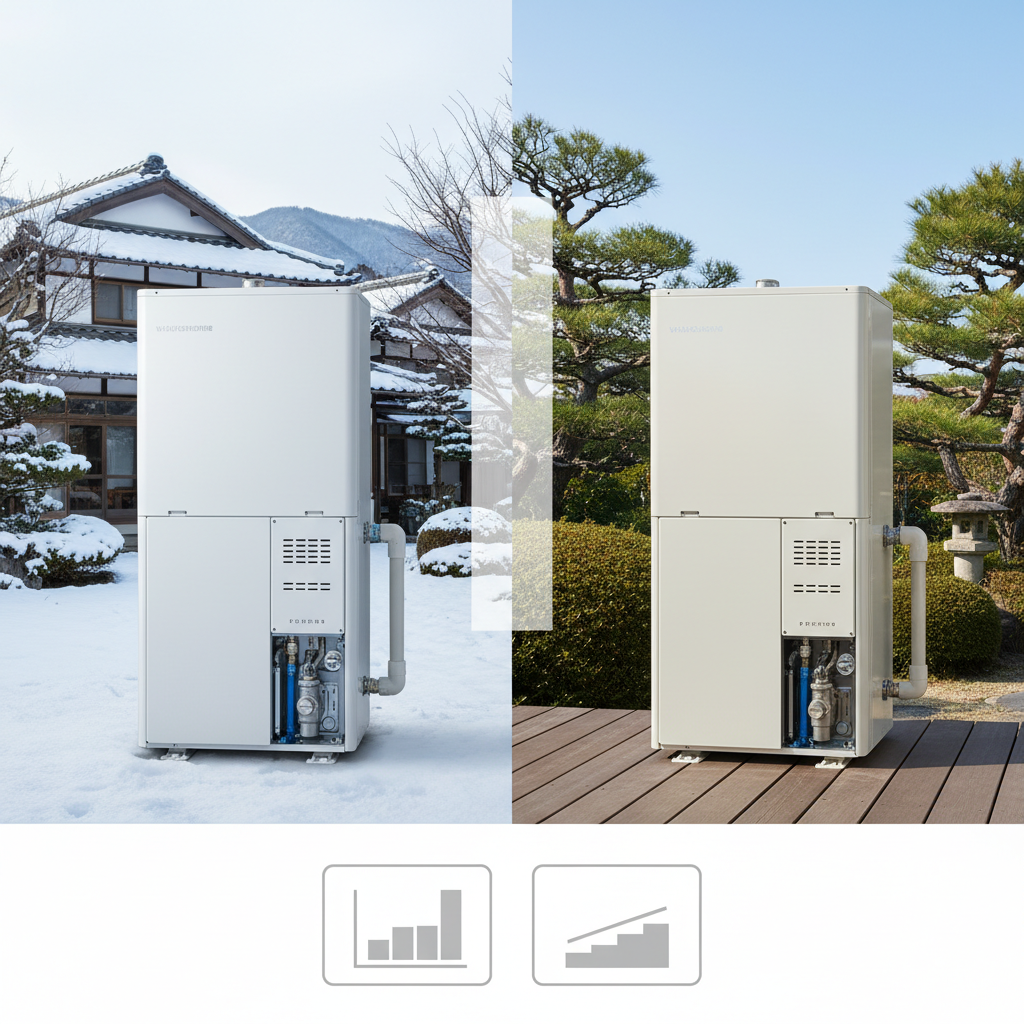寒冷地仕様と一般仕様の価格差に関する画像