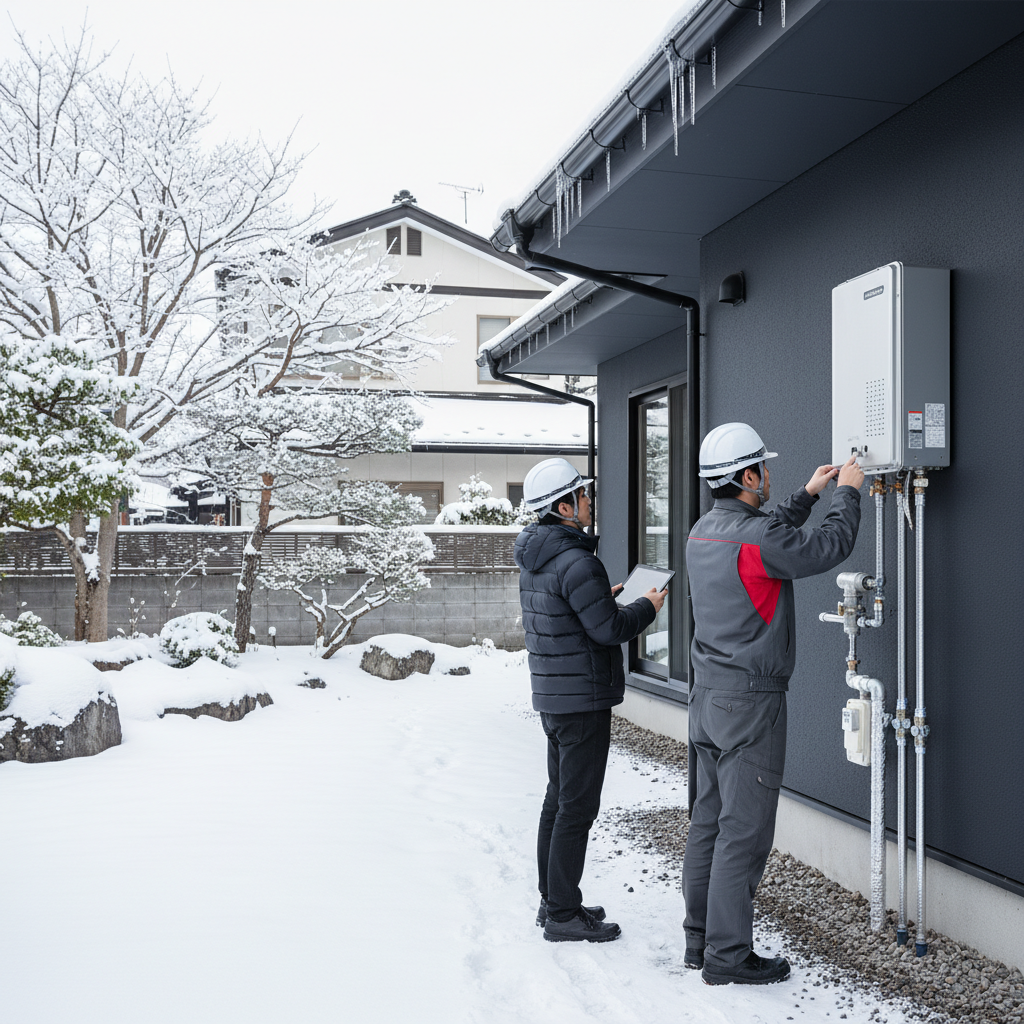 給湯器を全て交換する費用はいくらですか？寒冷地仕様の相場解説に関する画像