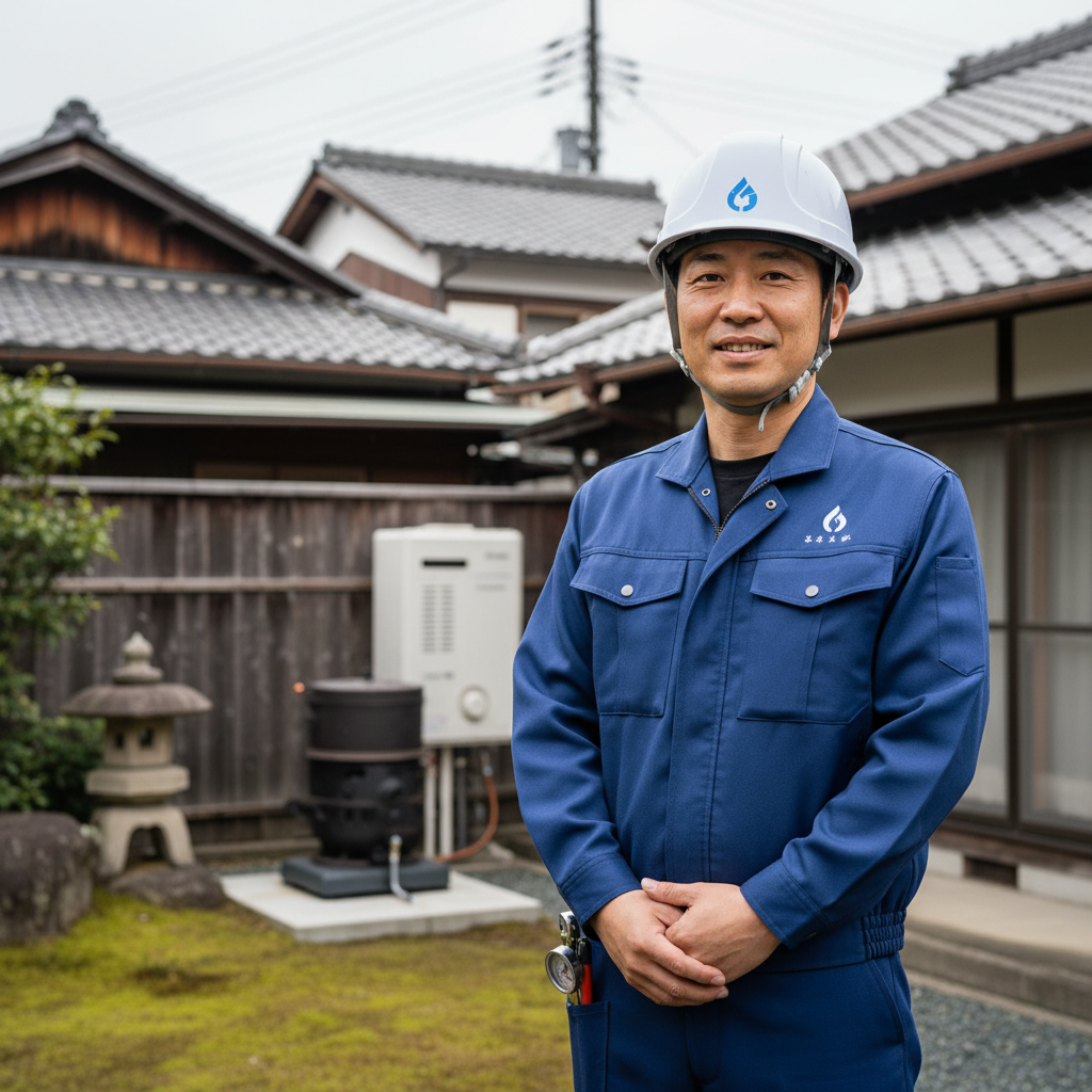 遠野の給湯器・ボイラー専門の職人