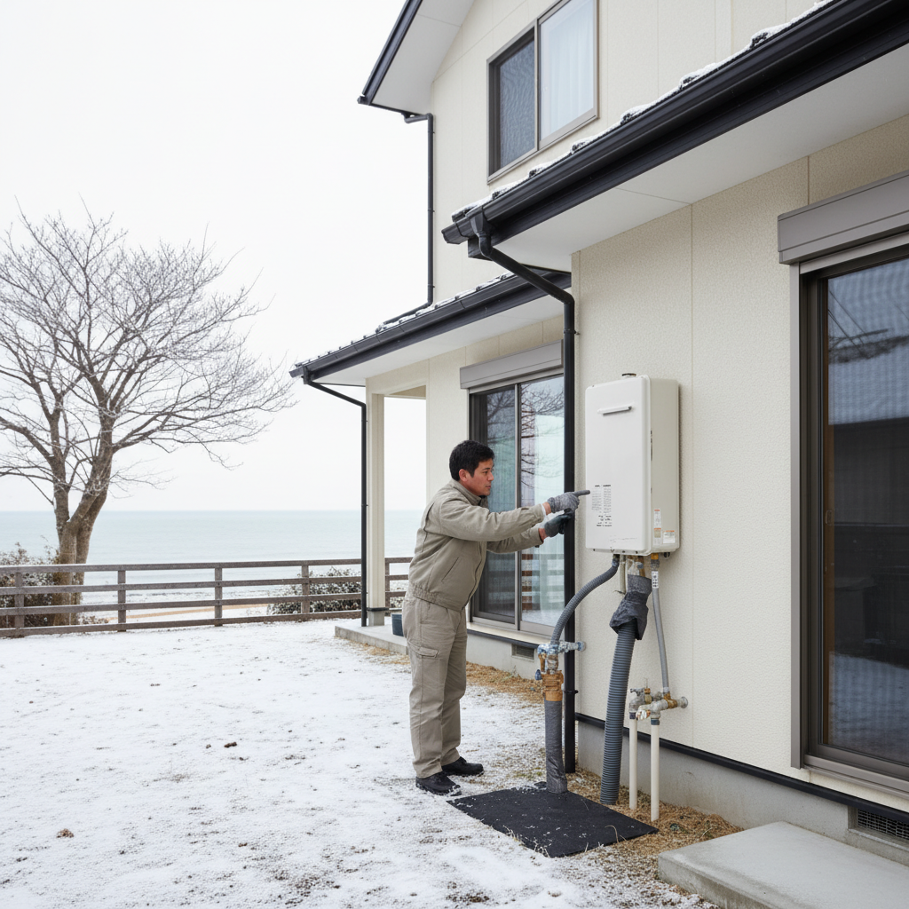 冬場の凍結防止対策とメンテナンスの重要性に関する画像
