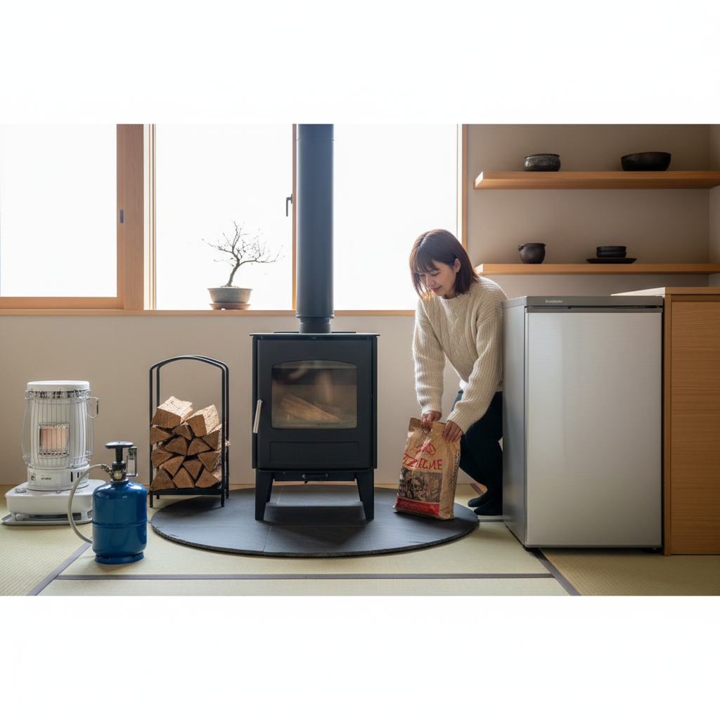 かん ぶん 灯油・薪 ストーブ・冷凍庫の取り扱いに関する画像