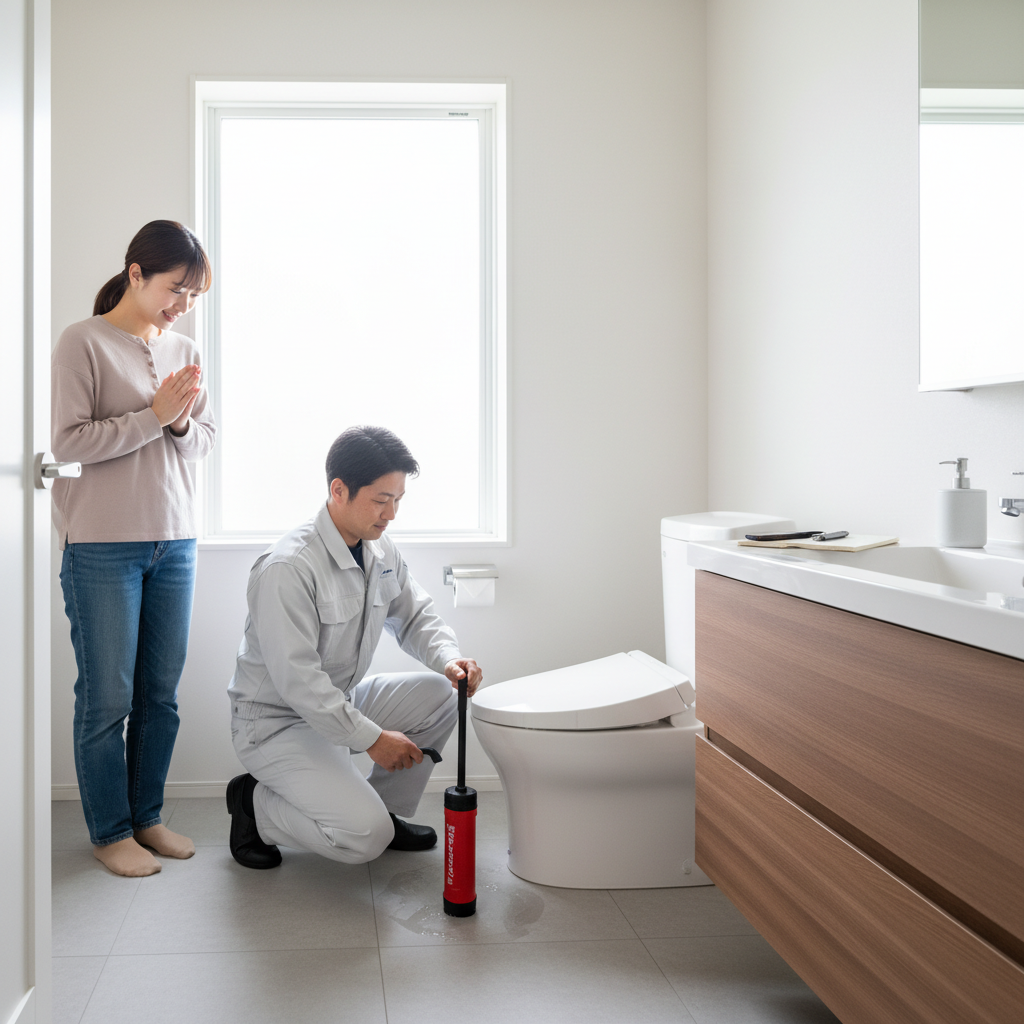 トイレつまり抜きの料金はいくらくらい?具体的な事例に関する画像