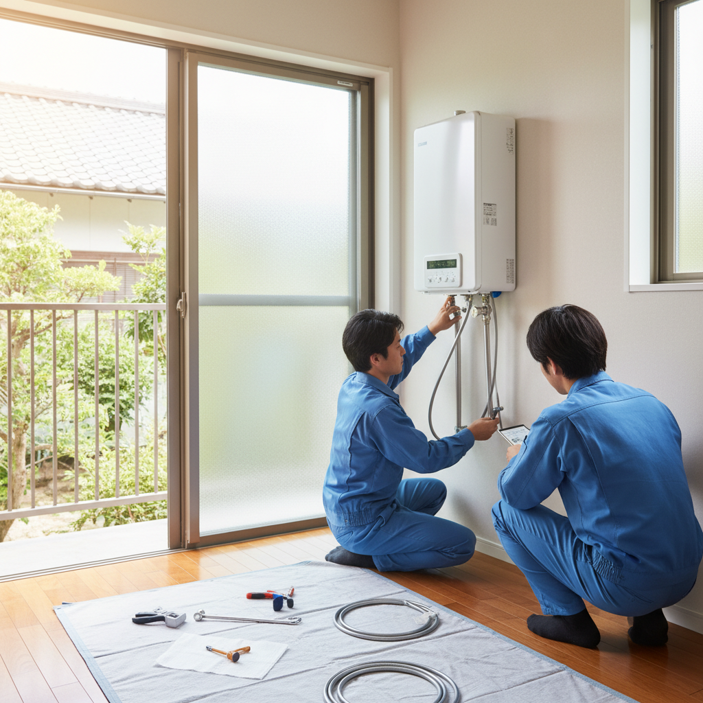 角田市での給湯器交換を成功させるためのポイントに関する画像