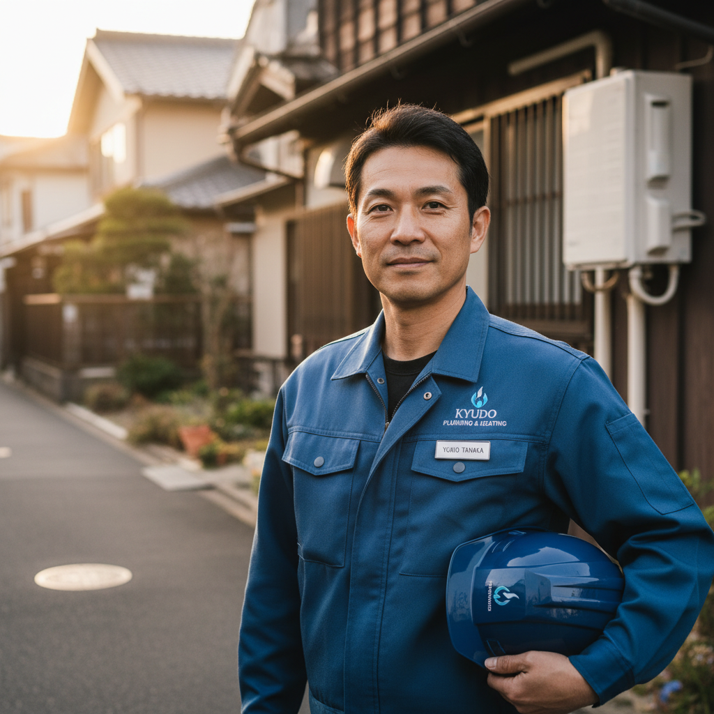 八潮の給湯器・ボイラー専門の職人
