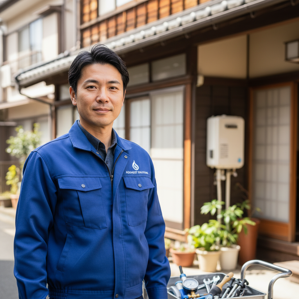 多賀城の給湯器・ボイラー専門の職人