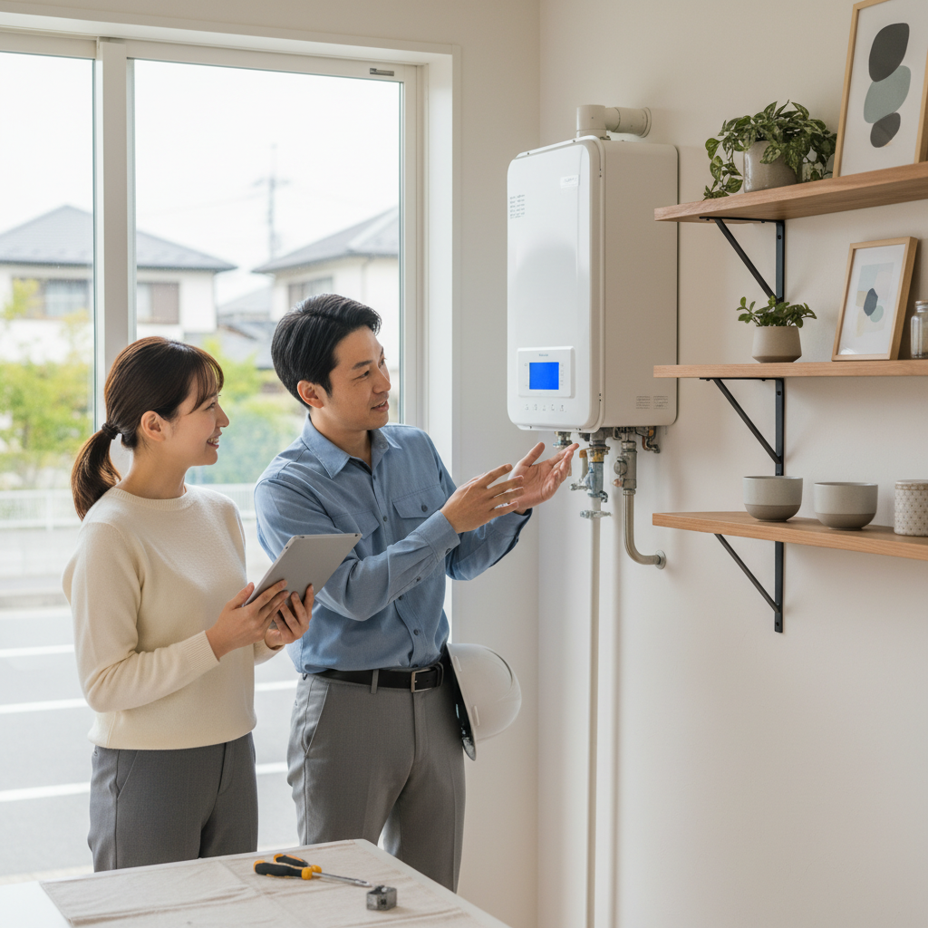 八潮市での給湯器交換を成功させるポイントに関する画像