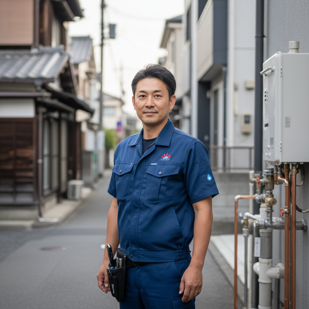 富士見の給湯器・ボイラー専門の職人