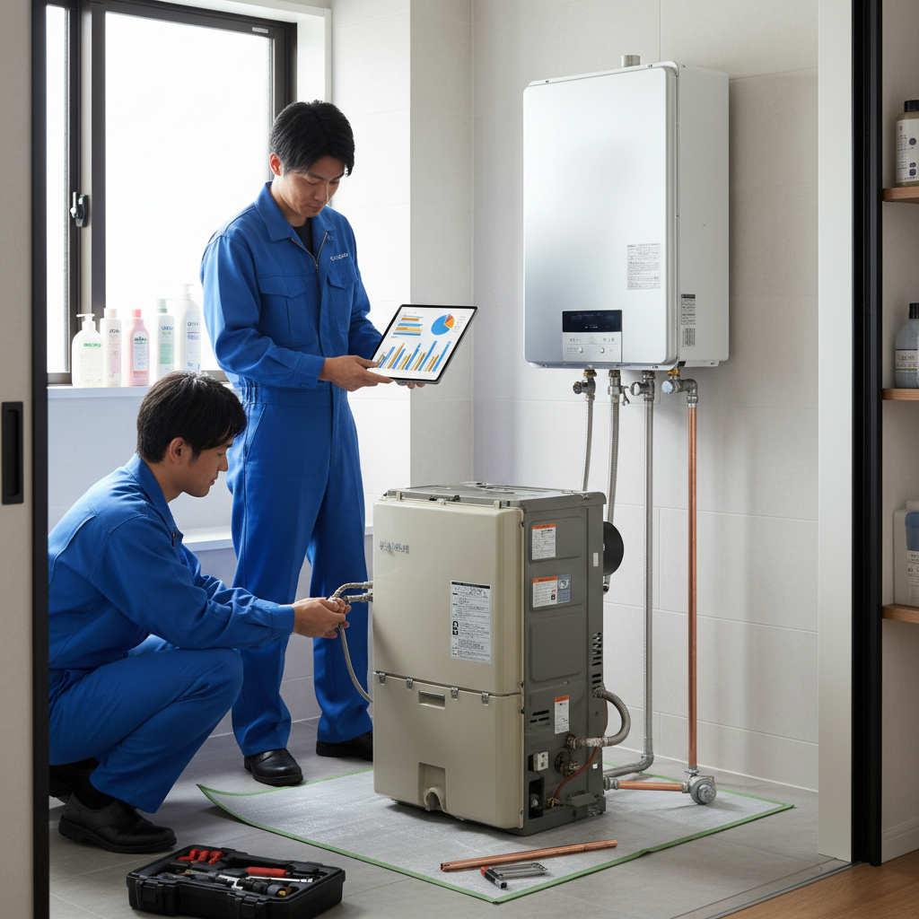 給湯器交換の費用相場と内訳に関する画像