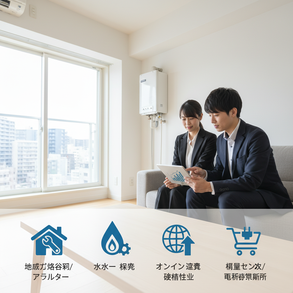 ガス会社・メーカー・ネット業者の特徴比較に関する画像