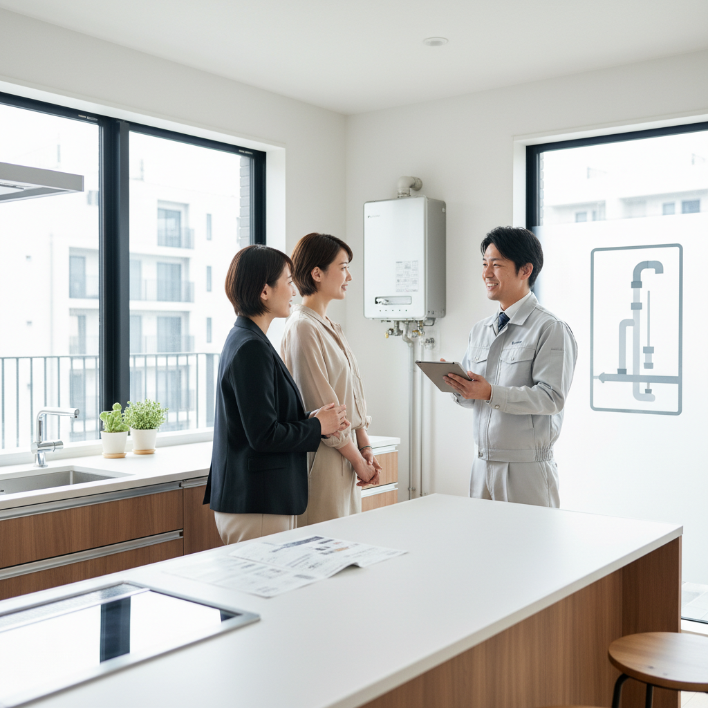 給湯器の交換はどこに頼めばいいですか？に関する画像