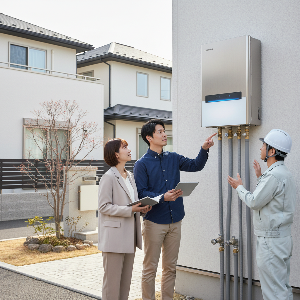 給湯器本体と工事費の合計目安に関する画像